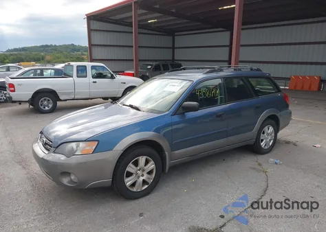 2005 Subaru Outback 2.5I from USA, damaged, VIN 4S4BP61C057388986